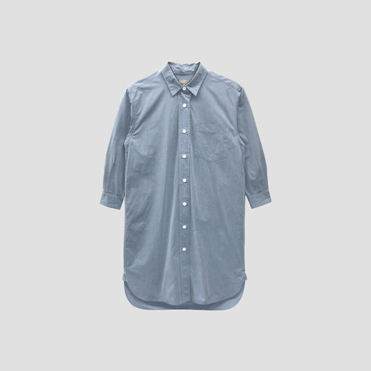 YARN DYED COTTON POPLIN DRESS