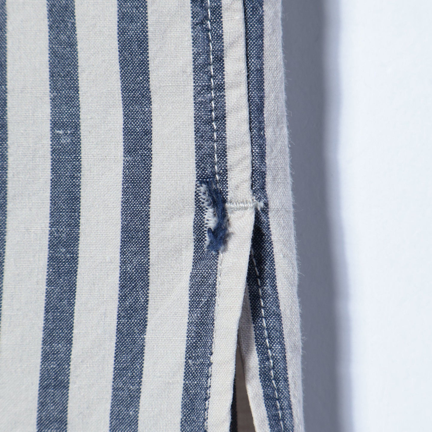 COTTON LINEN CHAMBRAY SHIRT