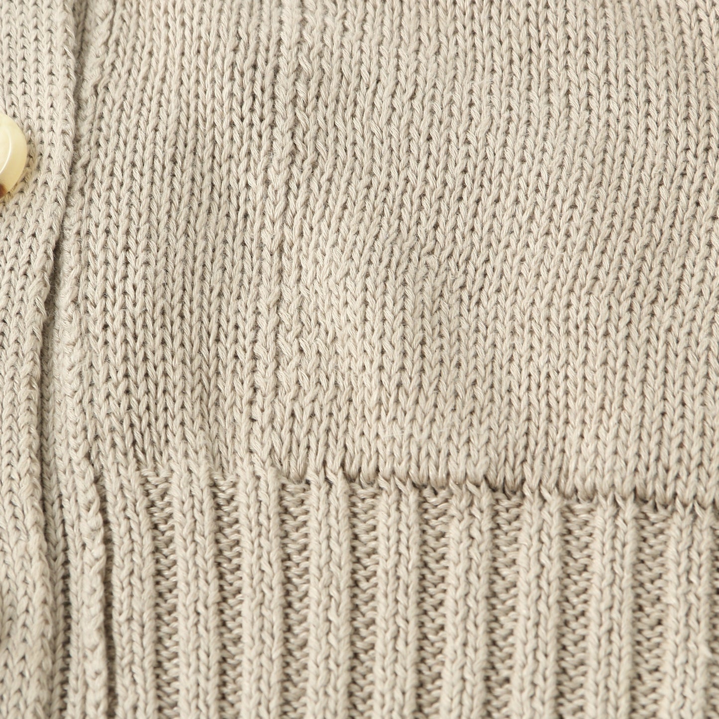 LINEN COTTON SILK CARDIGAN KNIT