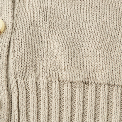 LINEN COTTON SILK CARDIGAN KNIT
