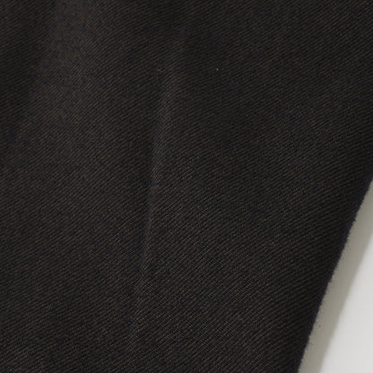 BRUSHED COTTON WOOL TROUSERS
