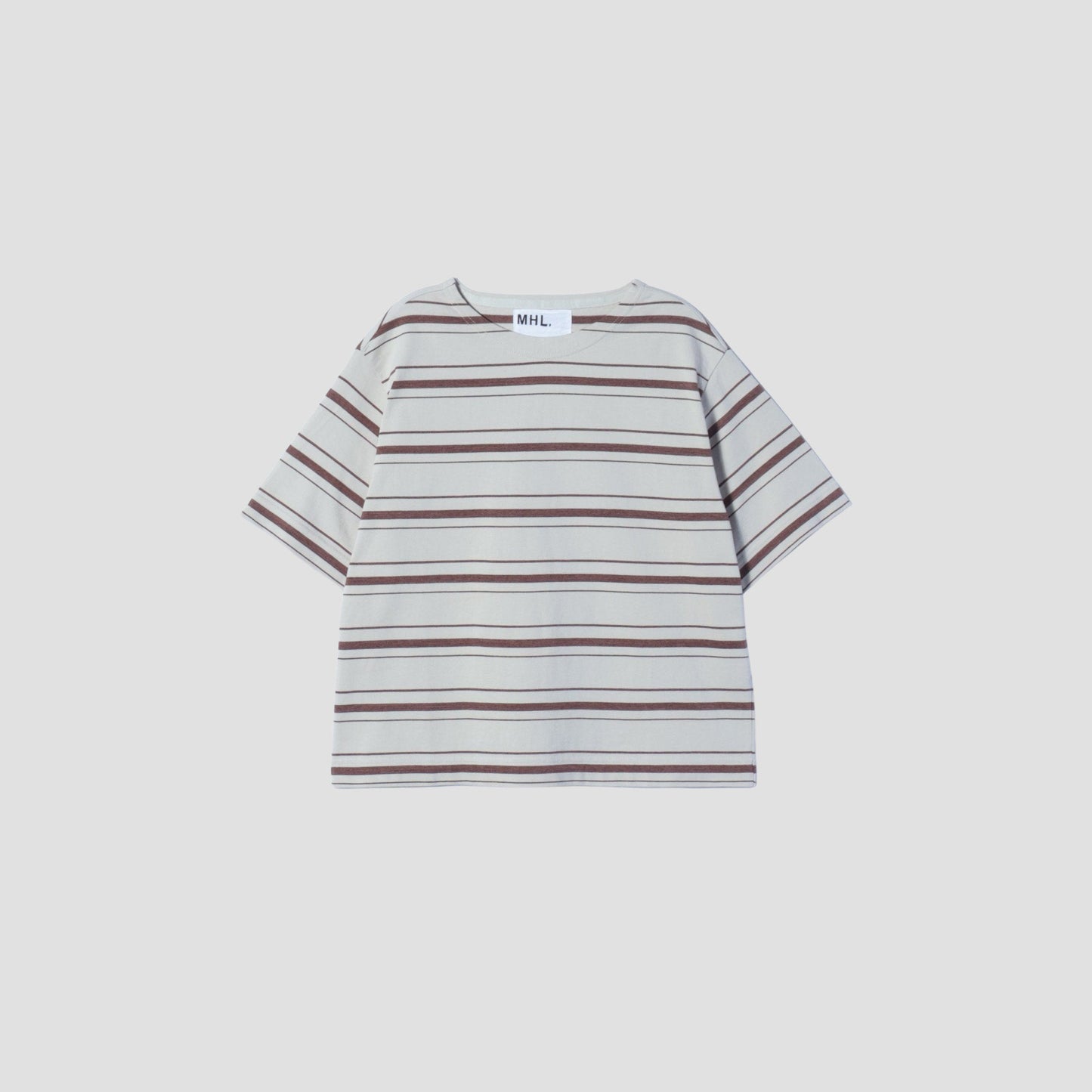 IRREGULAR STRIPE COTTON JERSEY