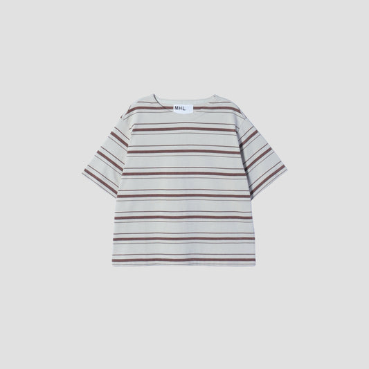 IRREGULAR STRIPE COTTON JERSEY