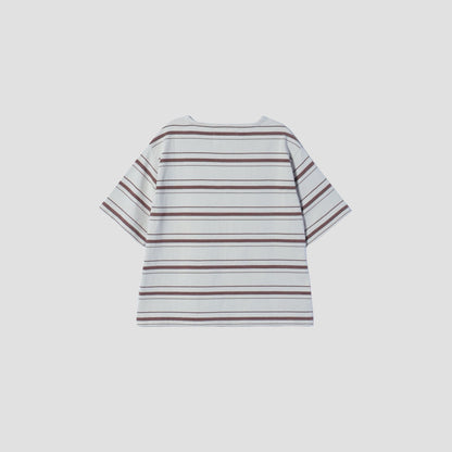 IRREGULAR STRIPE COTTON JERSEY