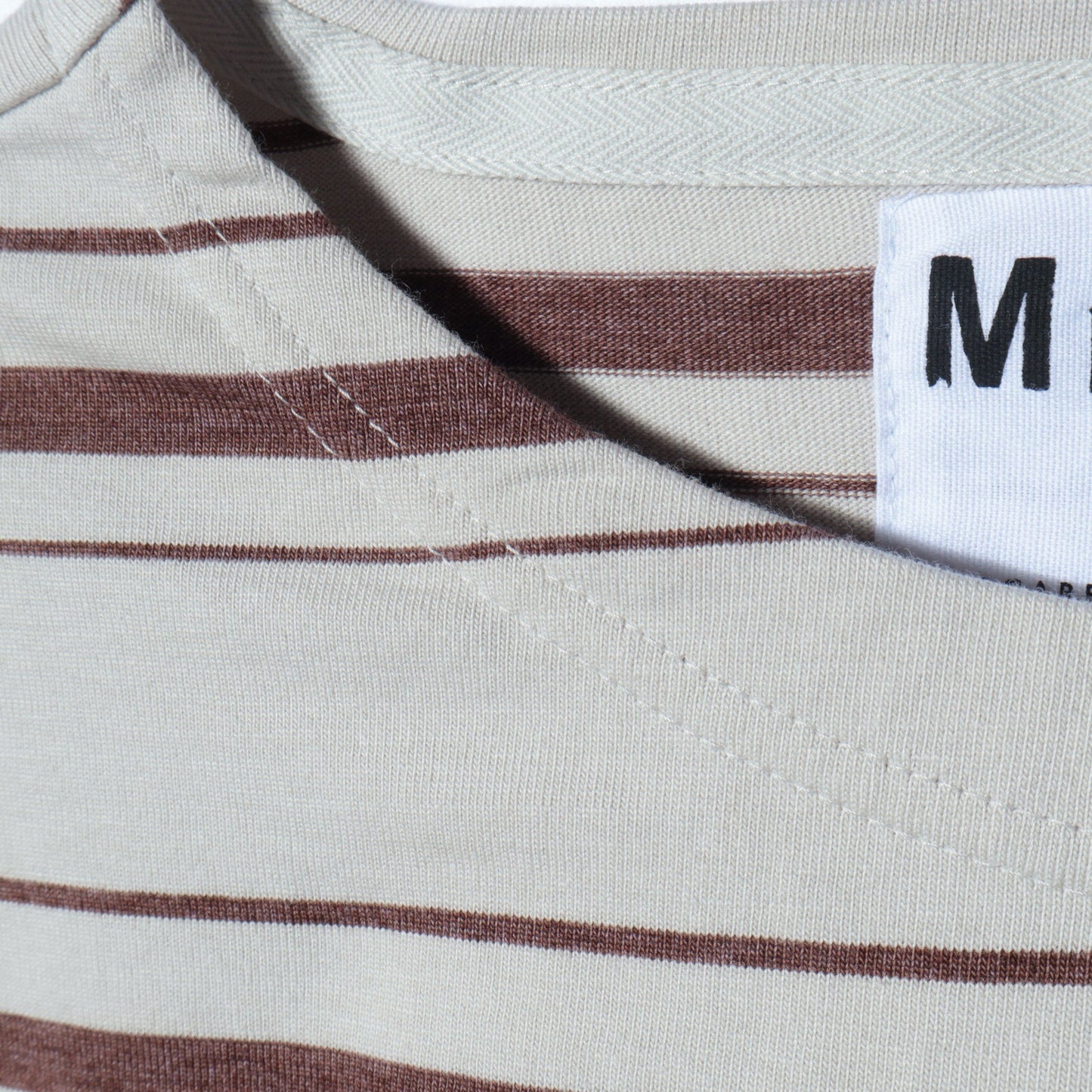 IRREGULAR STRIPE COTTON JERSEY