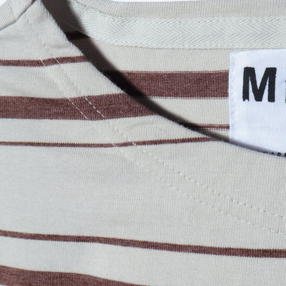 IRREGULAR STRIPE COTTON JERSEY