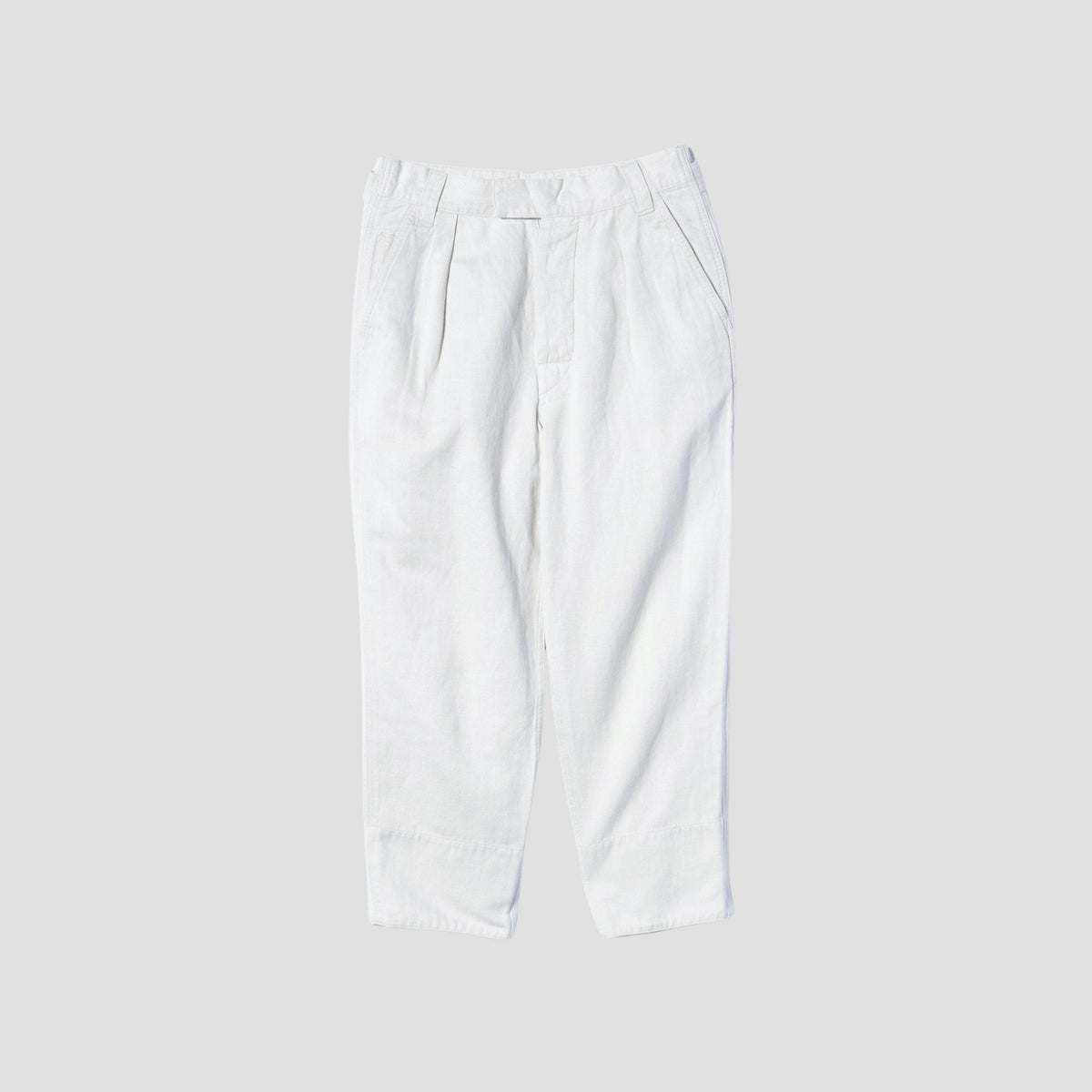 COTTON LINEN HERRINGBONE(MHL SHOP限定) TROUSERS