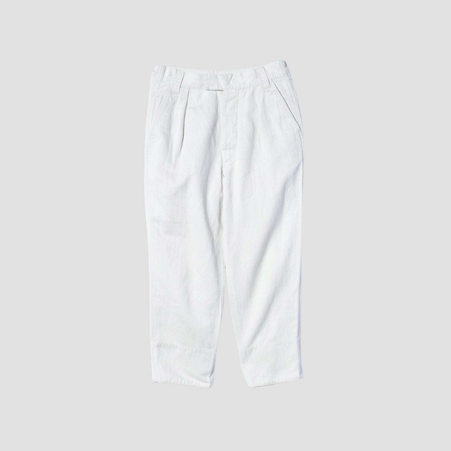COTTON LINEN HERRINGBONE(MHL SHOP限定) TROUSERS
