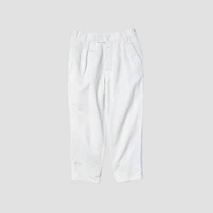 COTTON LINEN HERRINGBONE(MHL SHOP限定) TROUSERS