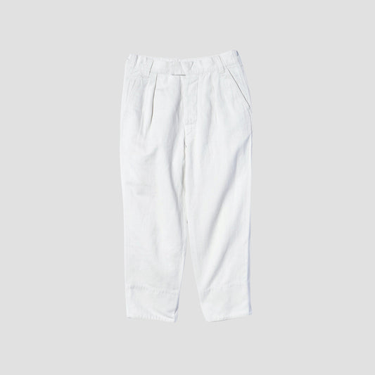 COTTON LINEN HERRINGBONE(MHL SHOP限定) TROUSERS