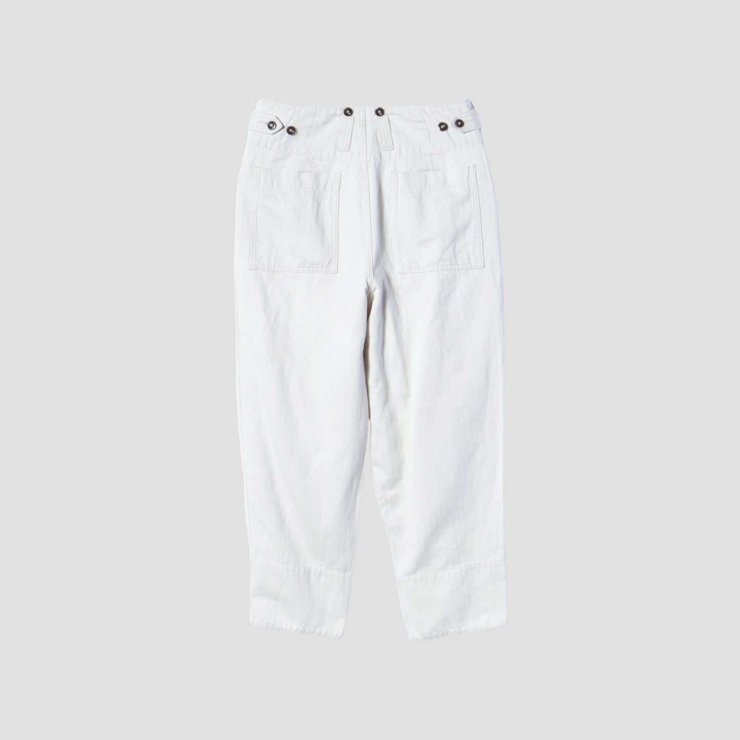 COTTON LINEN HERRINGBONE(MHL SHOP限定) TROUSERS