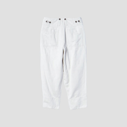COTTON LINEN HERRINGBONE(MHL SHOP限定) TROUSERS