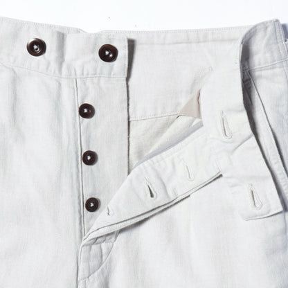 COTTON LINEN HERRINGBONE(MHL SHOP限定) TROUSERS