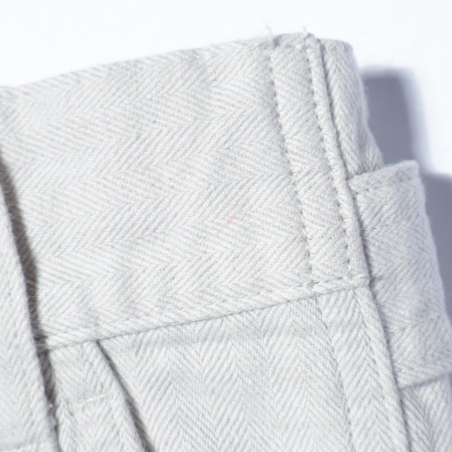 COTTON LINEN HERRINGBONE(MHL SHOP限定) TROUSERS