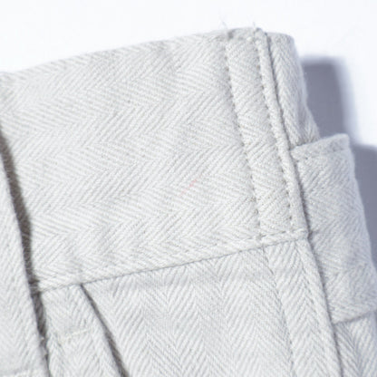 COTTON LINEN HERRINGBONE(MHL SHOP限定) TROUSERS