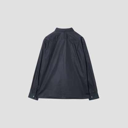 BLACK CHINTZ COTTON SHIRT