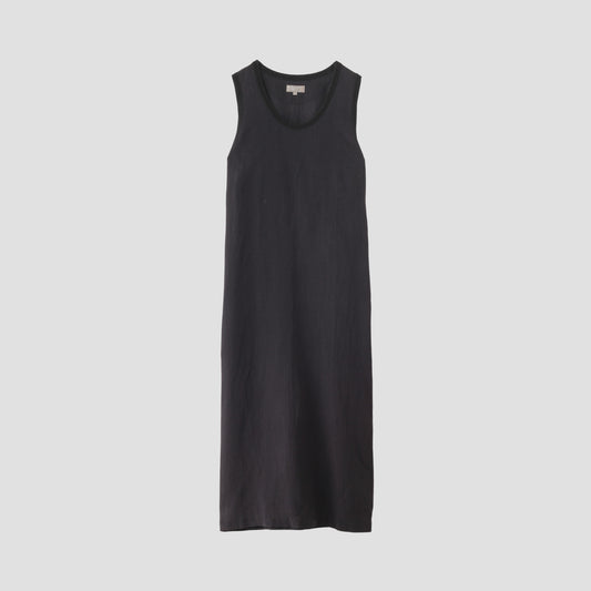 PLAIN WEAVE LINEN DRESS