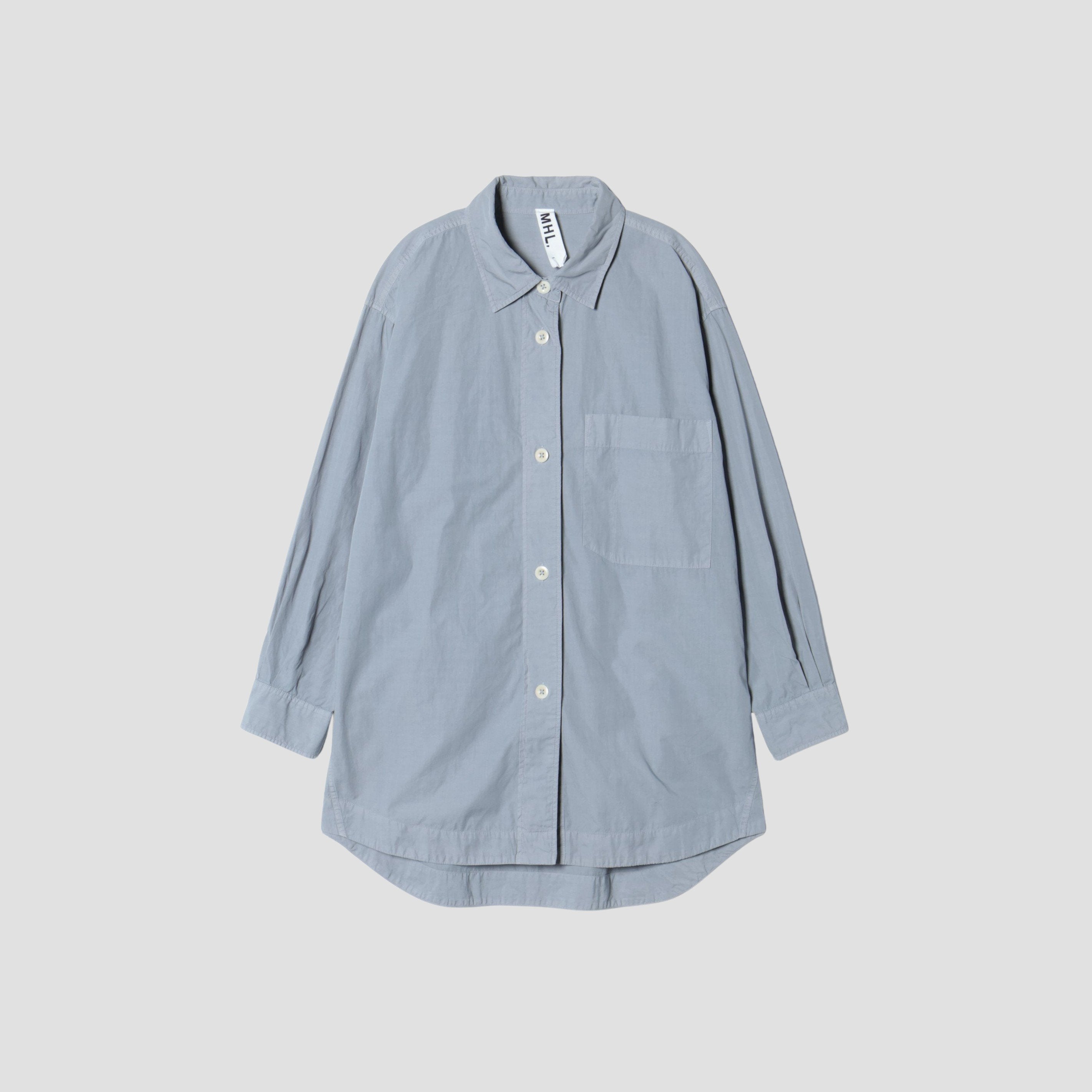 MARGARET HOWELL | PIECE DYED WASHED COTTON SHIRT | シャツ – ReLIKE
