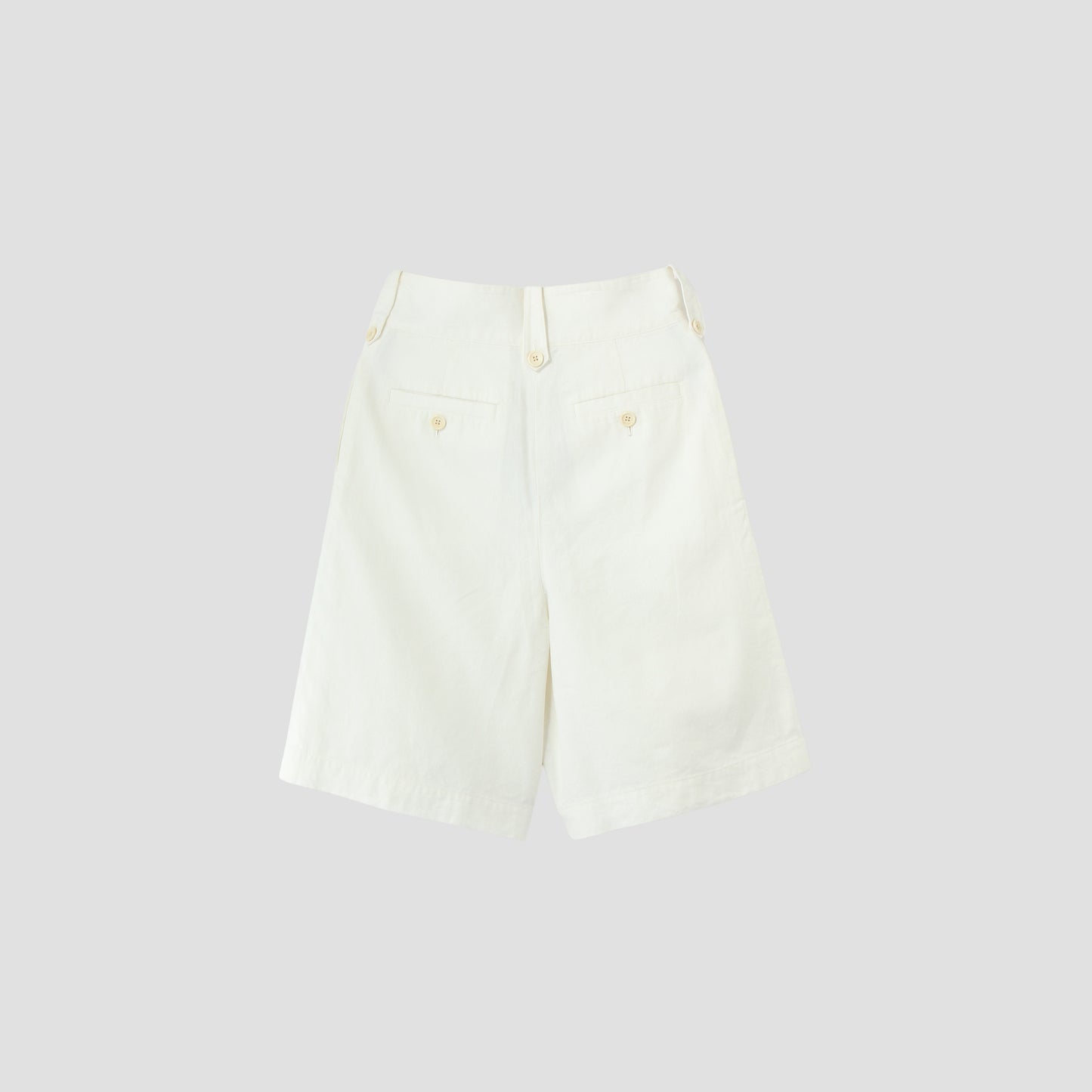 LINEN COTTON TWILL TROUSERS