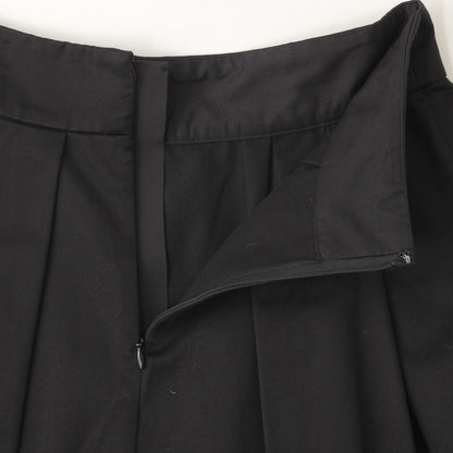 WASHED COTTON SATEEN SKIRT
