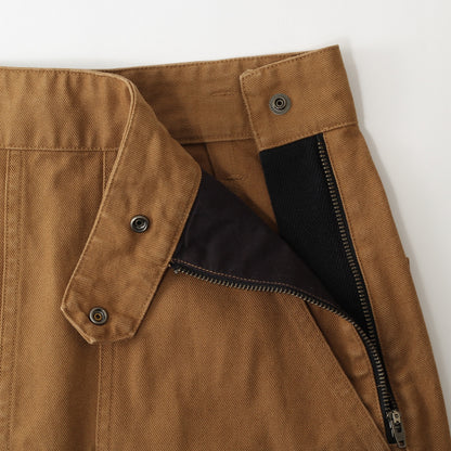 ORGANIC COTTON GABERDINE SKIRT