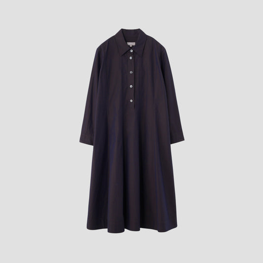 FINE COTTON CHAMBRAY DRESS