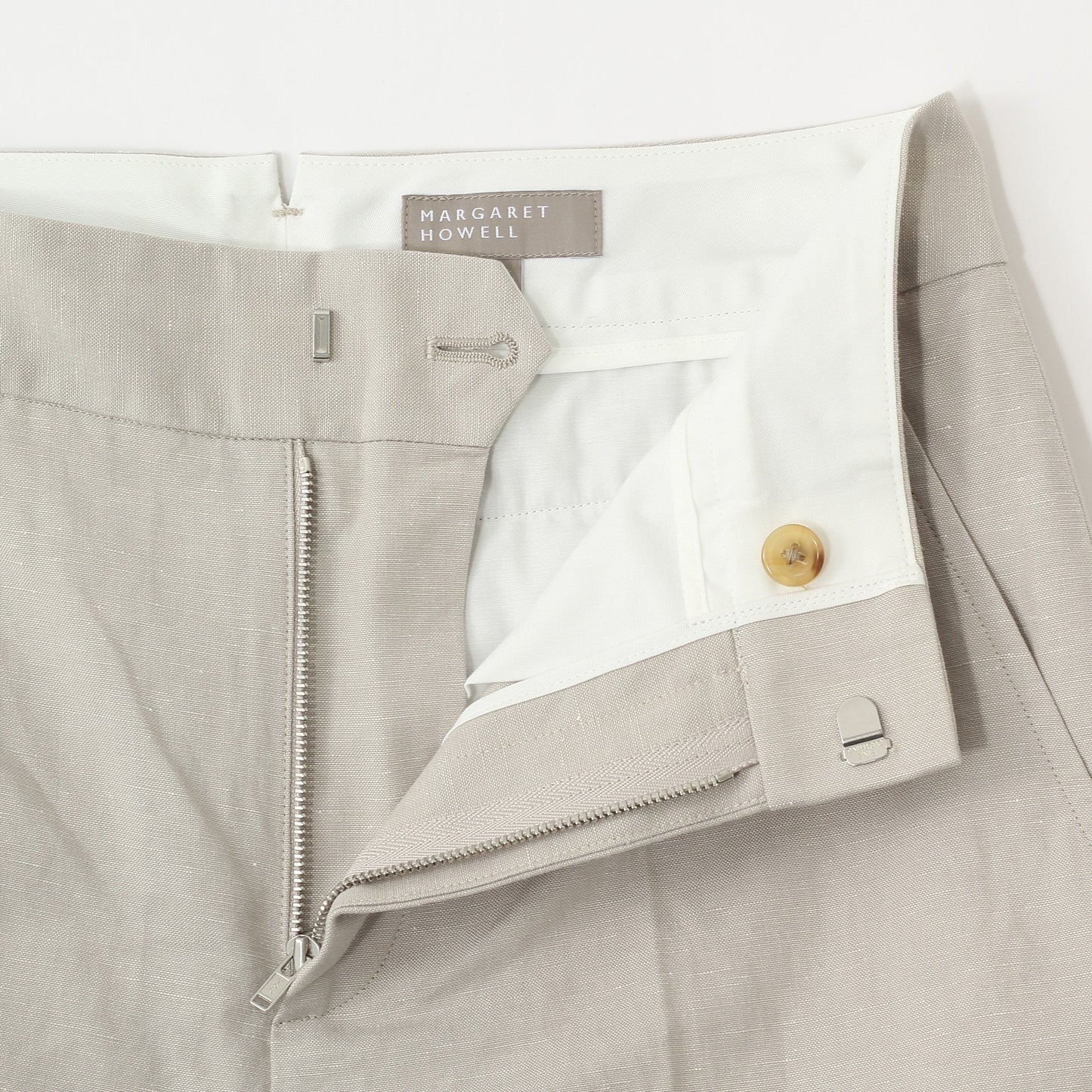 COTTON LINEN TROUSERS
