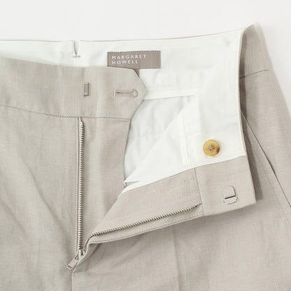 COTTON LINEN TROUSERS