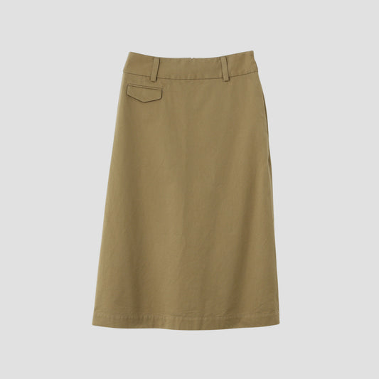 LIGHT COTTON TWILL SKIRT