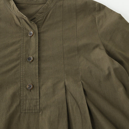STIFF COTTON POPLIN DRESS