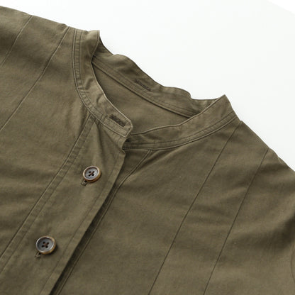 STIFF COTTON POPLIN DRESS