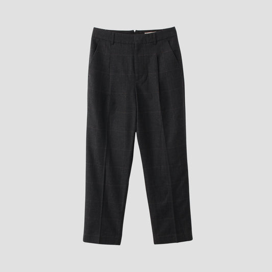 FINE WOOL FLANNEL TROUSERS