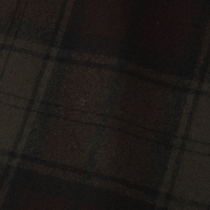 CHECK WOOL TWILL SKIRT