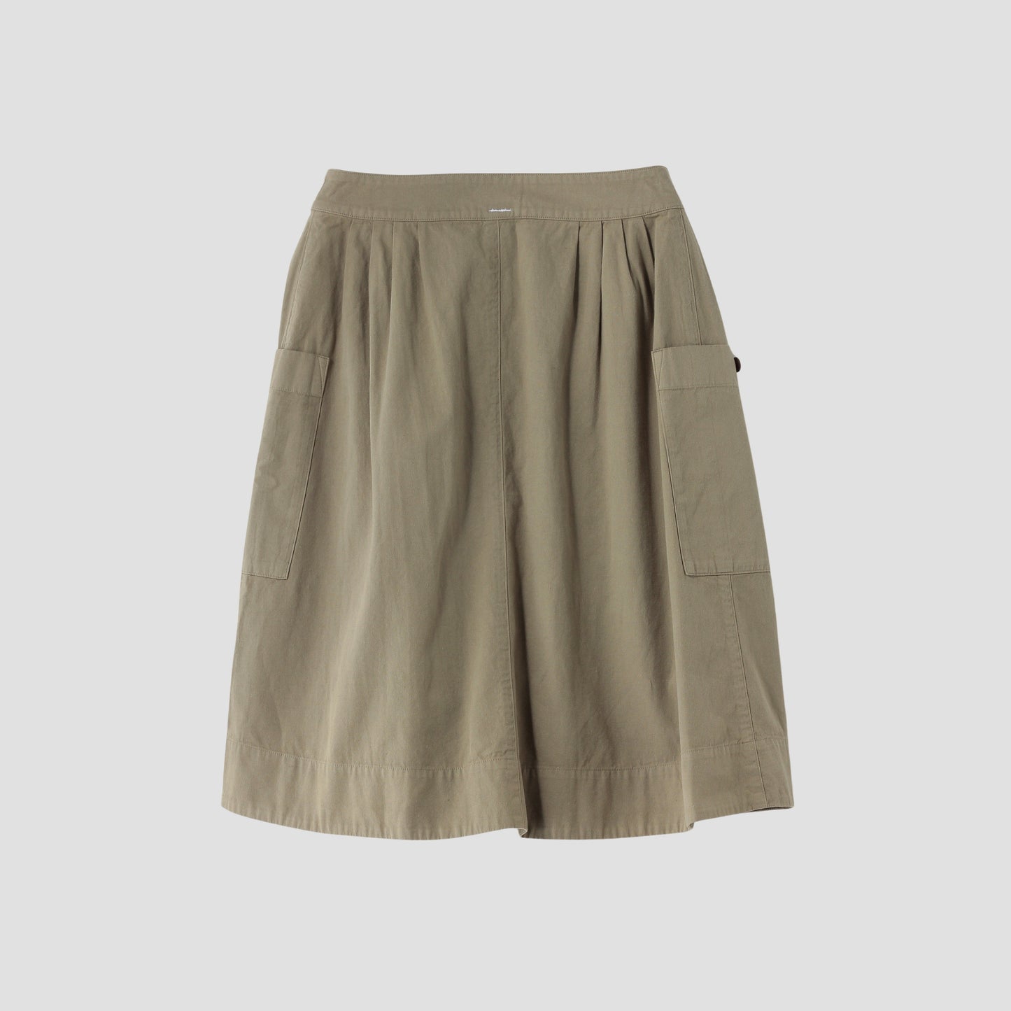MILITARY COTTON LINEN SKIRT