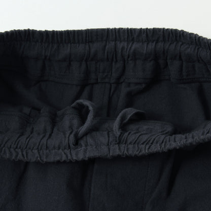 YARN DYE COTTON PLAINWEAVE TROUSERS