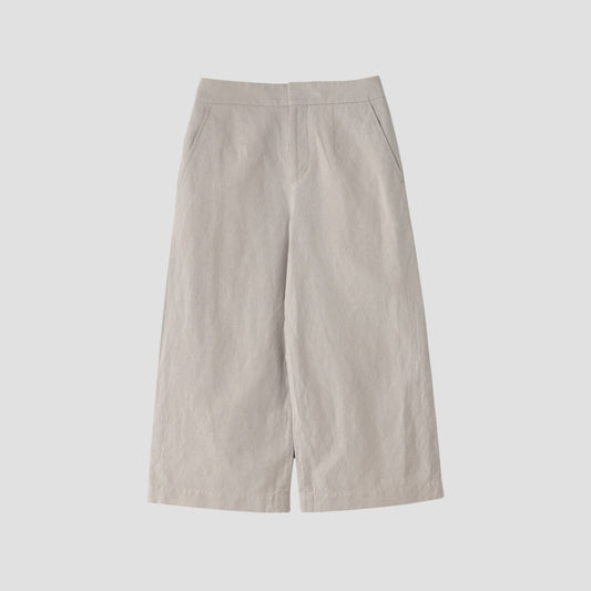 COTTON LINEN TROUSERS