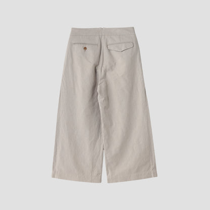 COTTON LINEN TROUSERS