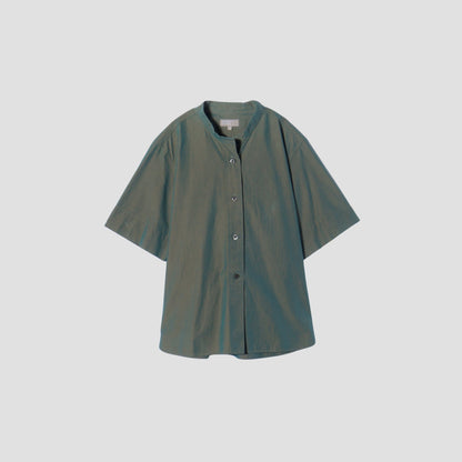 YARN DYED COTTON POPLIN SHIRT