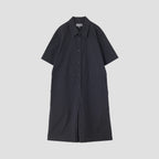 MATT COTTON SILK POPLIN DRESS