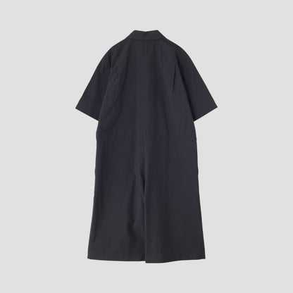 MATT COTTON SILK POPLIN DRESS