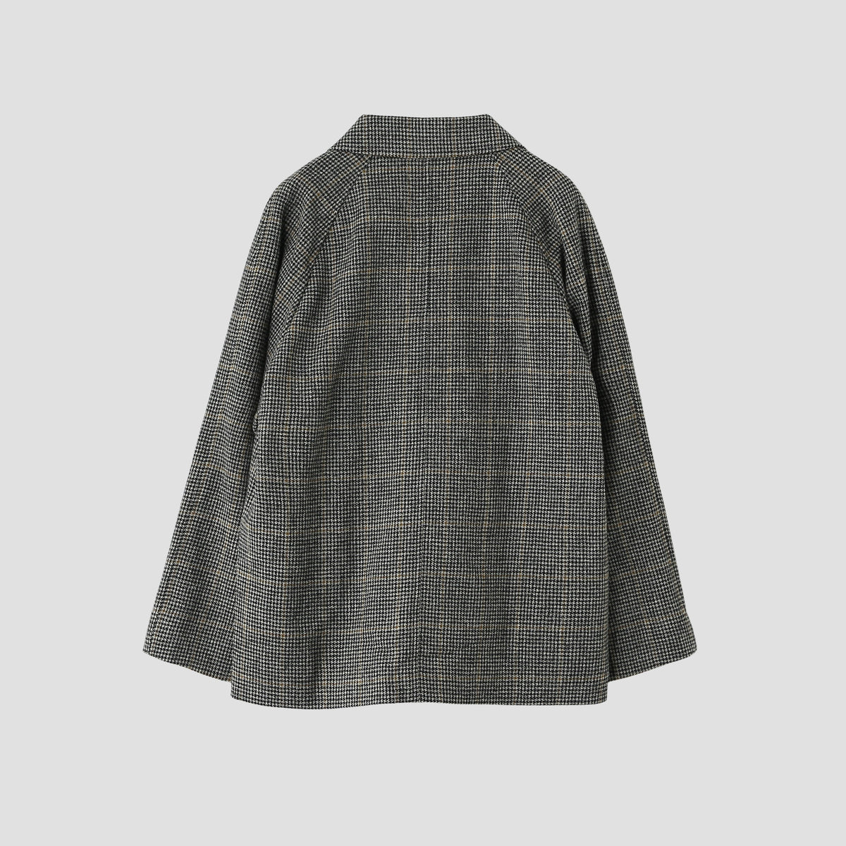 WINDOW PANE CHECK WOOL BLOUSON