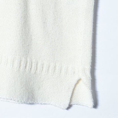 V NECK GUERNSEY KNIT