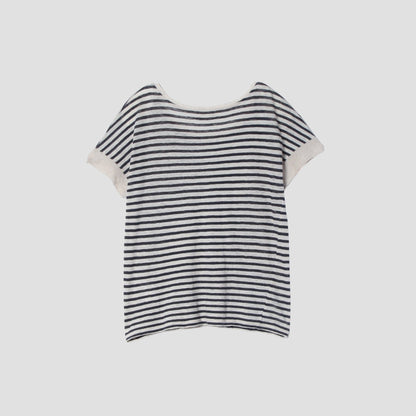LINEN STRIPE JERSEY