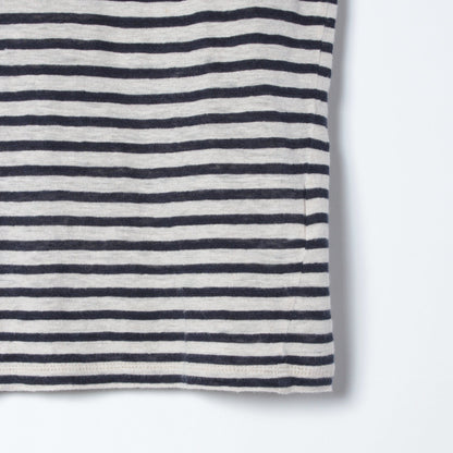 LINEN STRIPE JERSEY