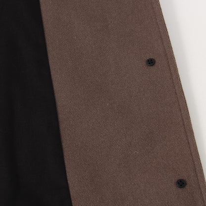 MILLED WOOL TWILL COAT