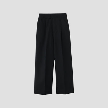 WOOL GABARDINE TROUSERS
