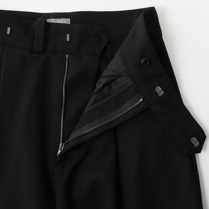 WOOL GABARDINE TROUSERS