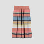 MULTI STRIPE COTTON SKIRT