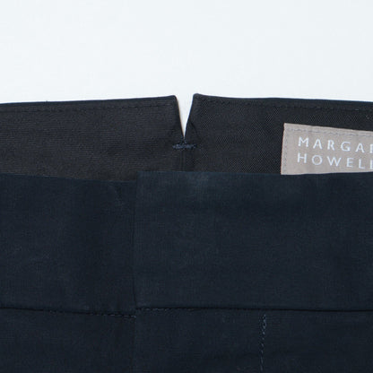 COTTON PLAIN WEAVE TROUSERS