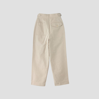 NATURAL DENIM TROUSERS